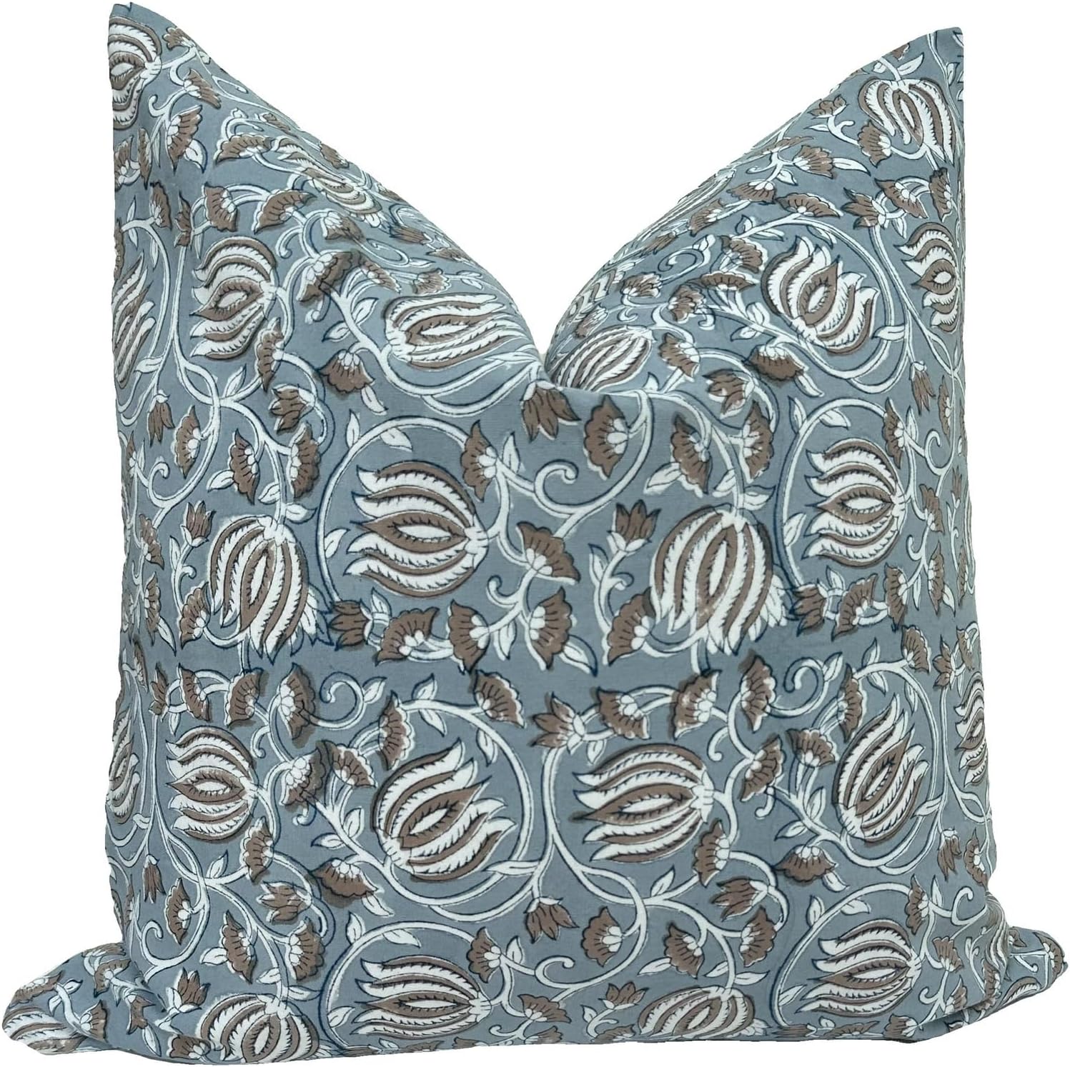 Block Print Throw Pillow